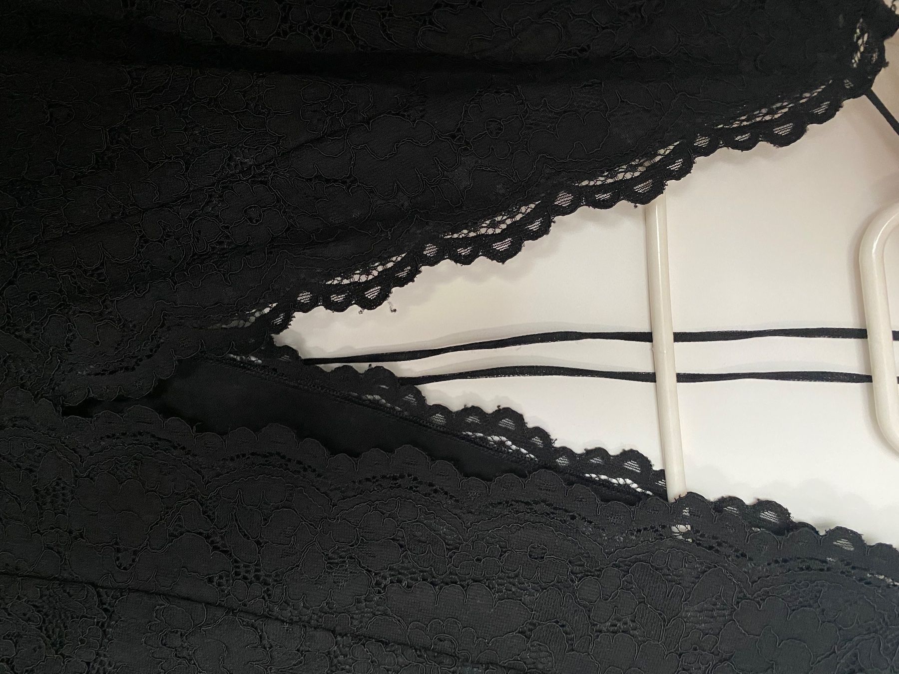 H&M Vestiti: Spitzenkleid schwarz Gr. 46 – Nuovo (secondo la descrizione) da Wolfwil venduto da Piccola87 1