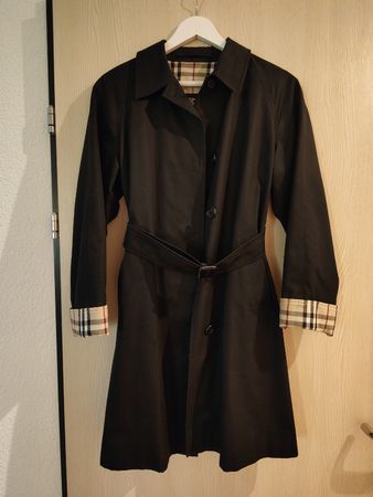 Burberry Damen Trenchcoat, schwarz, Grösse M - Herbst 🍂