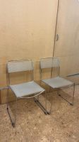 Chaises Spaghetti vintage en métal