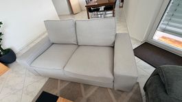 Sofa KIVIK IKEA 2-Sitzer hellgrau guter Zustand