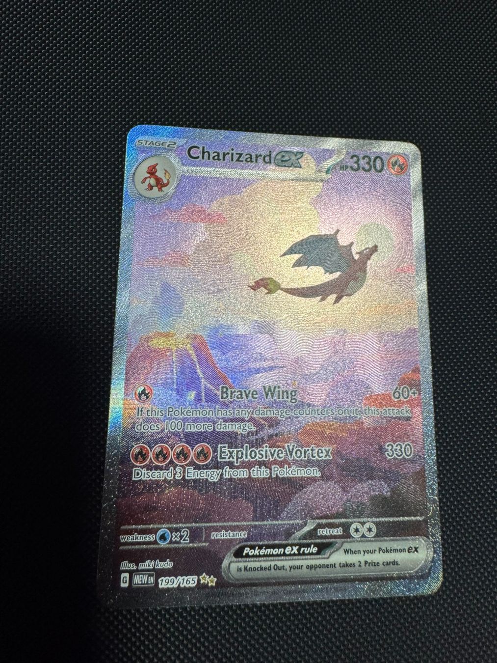 Pokémon Carte collezionabili: Charizard ex EN 199/165 aus dem 151 Set – Usato da Wald ZH venduto da Boltriz 1