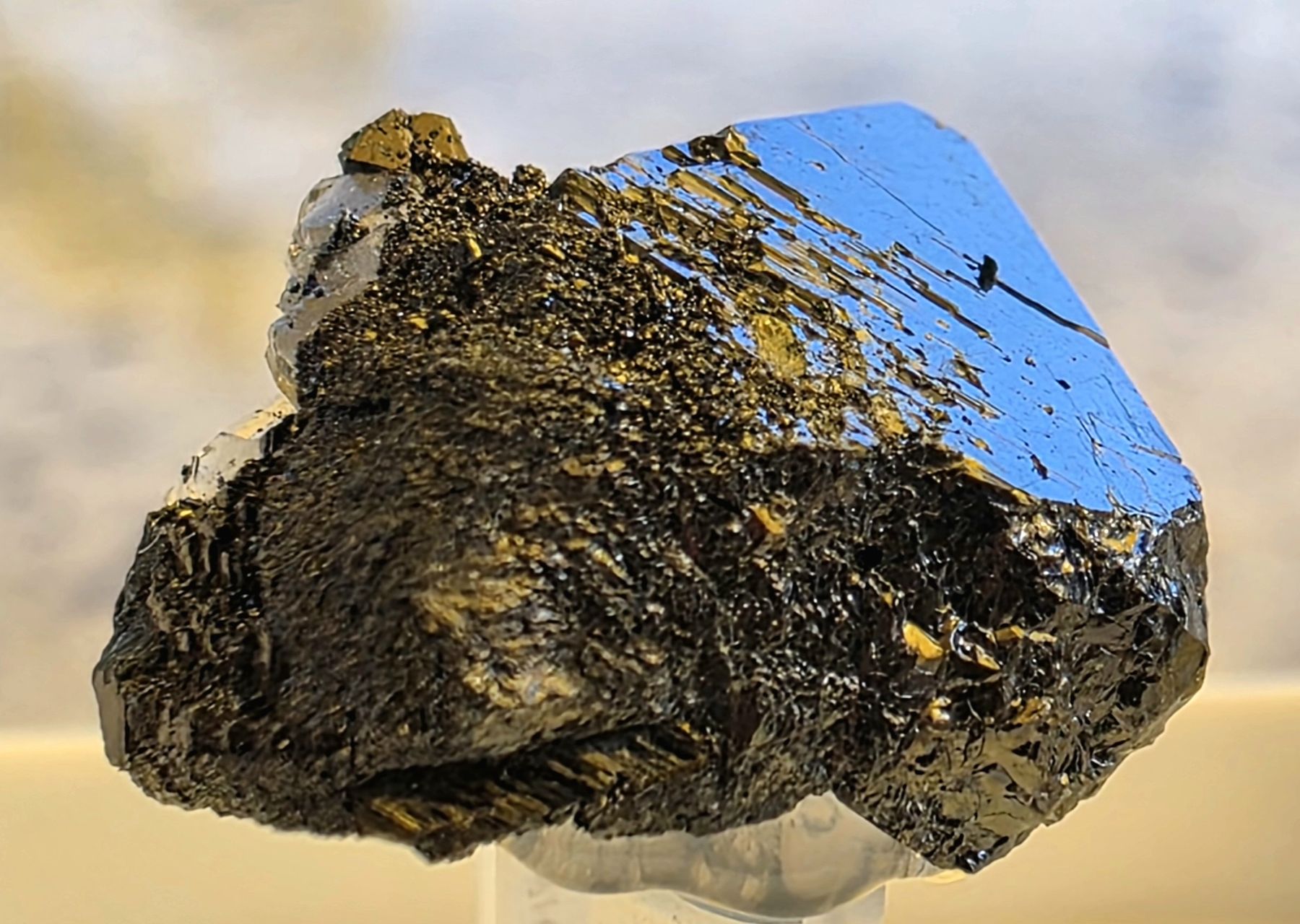 Minerali & Pietre curative: Sehr gross! Magnetit auf Quarz mit Rutil Pseudomorphose – Usato da Glis venduto da nbu_65ys 5