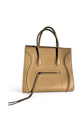 Celine Luggage Handtasche beige Echtleder Original