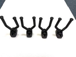 K&M Gitarren-Wandhalter 16280 schwarz 4 Stk.