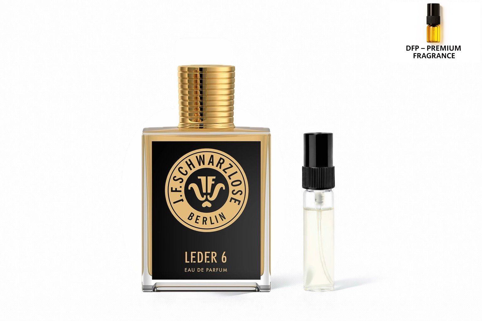 Profumi & Eau de Toilette: J.F. Schwarzlose - 6 Leder - 5 ml Original Abfüllung – Nuovo (secondo la descrizione) da Gossau SG venduto da DFP_Fragrance