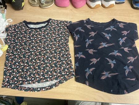 Name it T-Shirt Set Gr. 104, Sommer, Blumen und Vögel