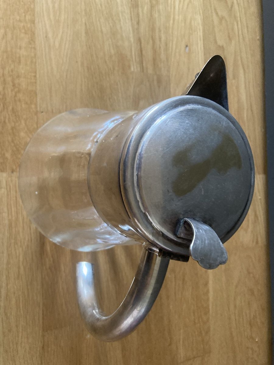 Verres: Glaskrug Silber Deckel – D'occasion à Gasel par _Smaragda 5