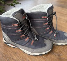Winterstiefel Meindl gefüttert grau/schwarz Gr. 38 