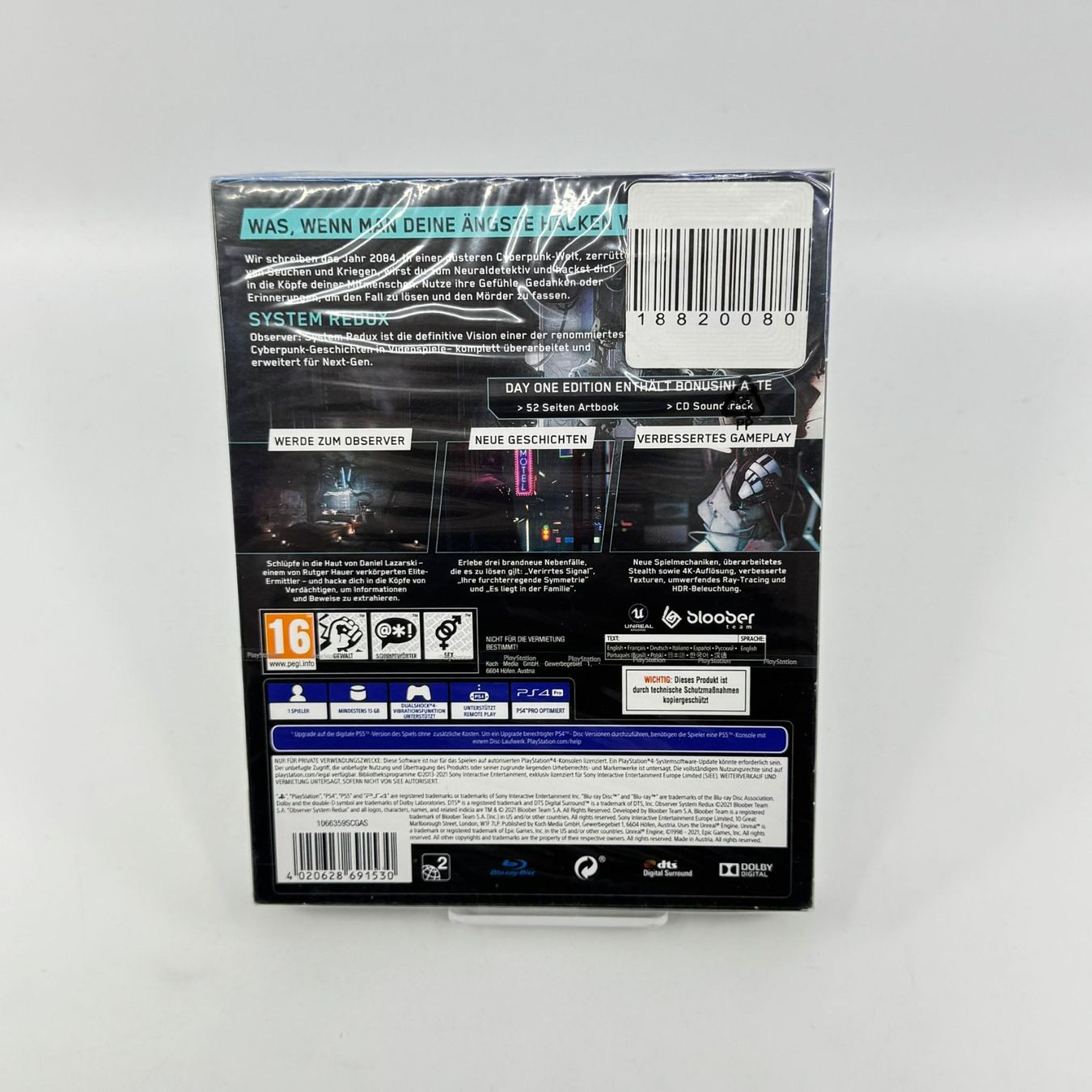 Giochi: Observer System Redux (Day One Edition) (PS4) SEALED – Nuovo e nell'imballaggio originale da Herisau venduto da Seyashop1 1