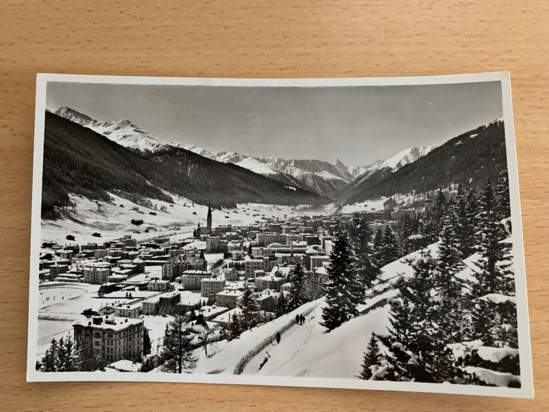 Cartoline postali: ANSICHTSKARTE DAVOS ************* – Usato da Ibach venduto da lisch3