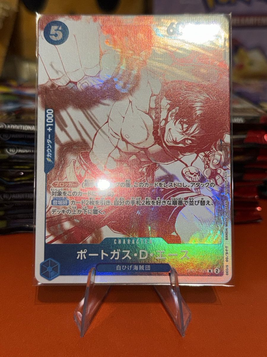 Bandai Carte collezionabili: Portgas.D.Ace (OP07-053) – Nuovo (secondo la descrizione) da Bern venduto da Ludixii