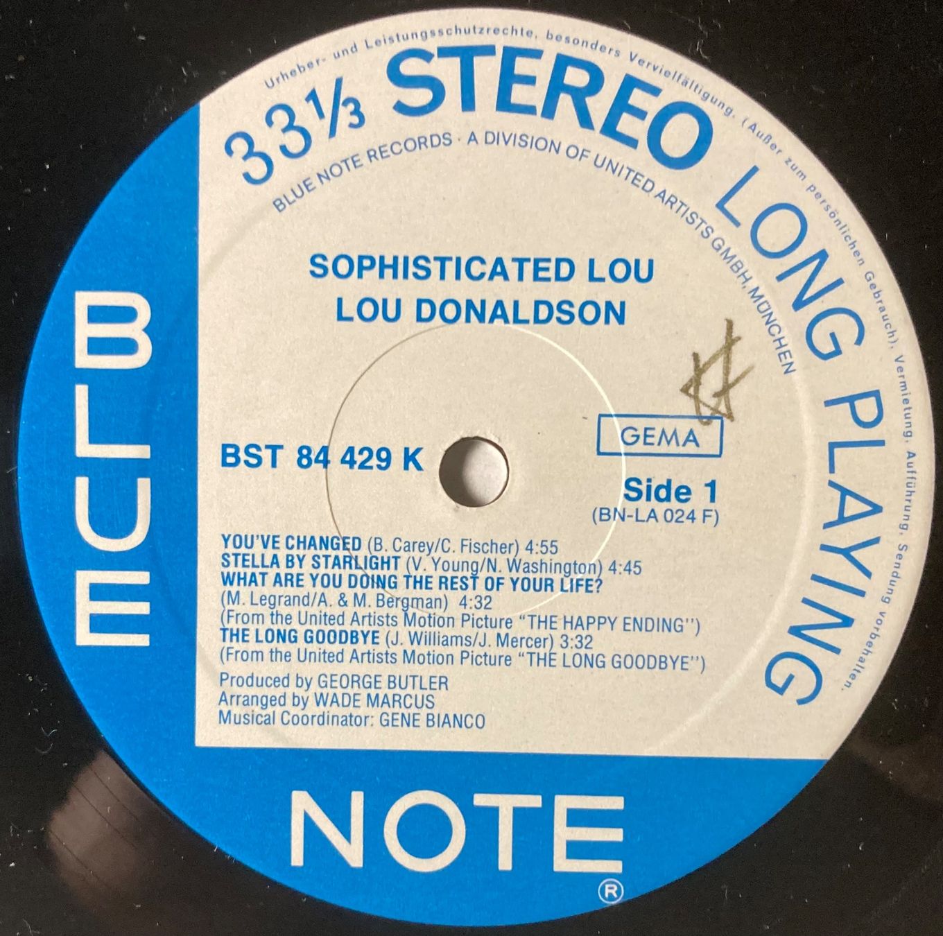Dischi in vinile: LOU DONALDSON - SOPHISTICATED LOU – Usato da Poliez-Pittet venduto da Newtown-Records 2