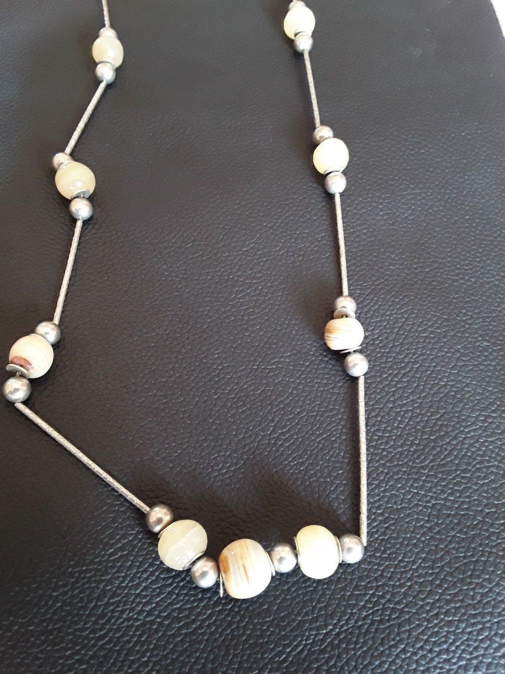 Ketten: Halskette, Sterling Silber/Glas Handmade – Gebraucht aus Zürich von sanwit 2