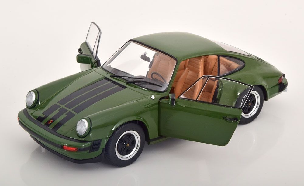 Porsche 911 SC 930 Olive Green Solido 1/18