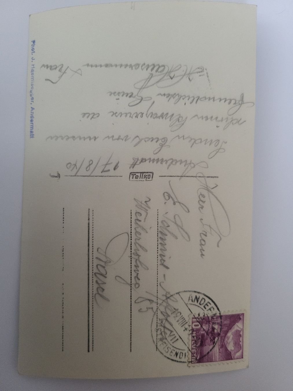 Cartoline postali: Ansichtskarte Furkapass mit Zug Andermatt R3 – Usato da nunningen venduto da mic_88k2 1