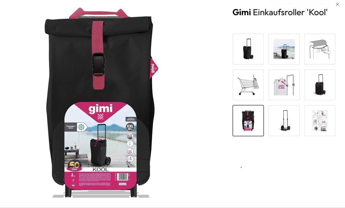 Altro per la casa: Gimi Einkaufsroller 'Kool' Einkaufswagen Trolley – Usato da Unterägeri venduto da Sukal 5