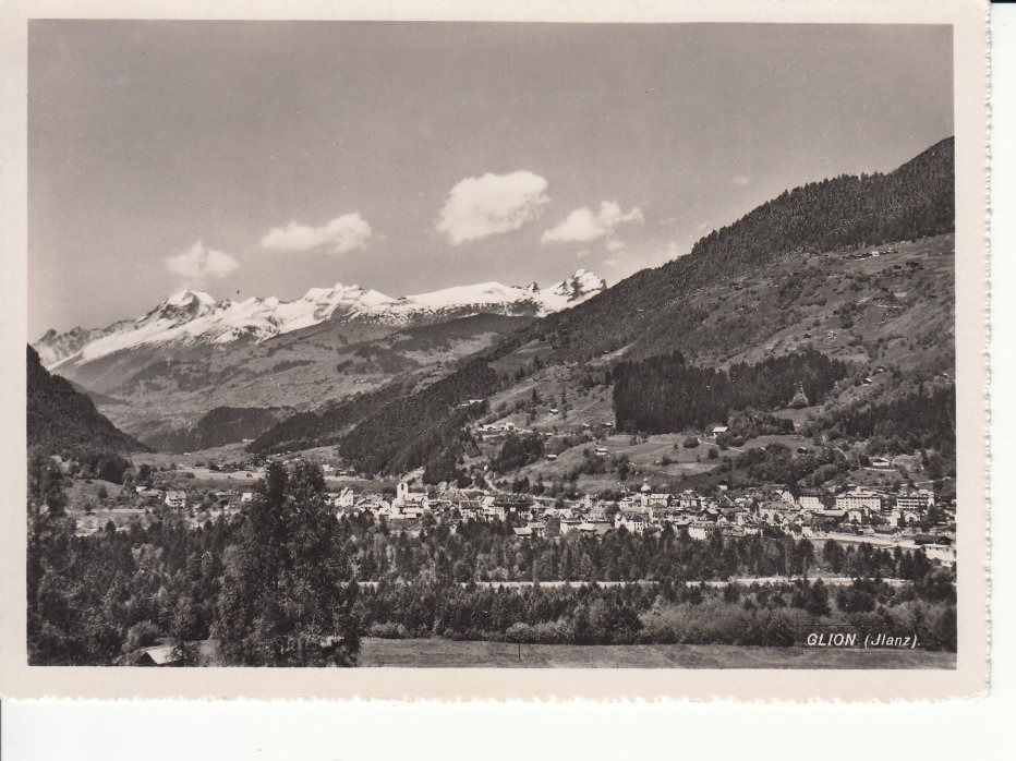 Cartoline postali: Glion ca. 1945 – Usato da Bürglen TG venduto da StampGraf