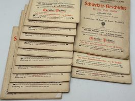 Schweizer-Geschichte Johannes Sutz – 14 Lieferungen
