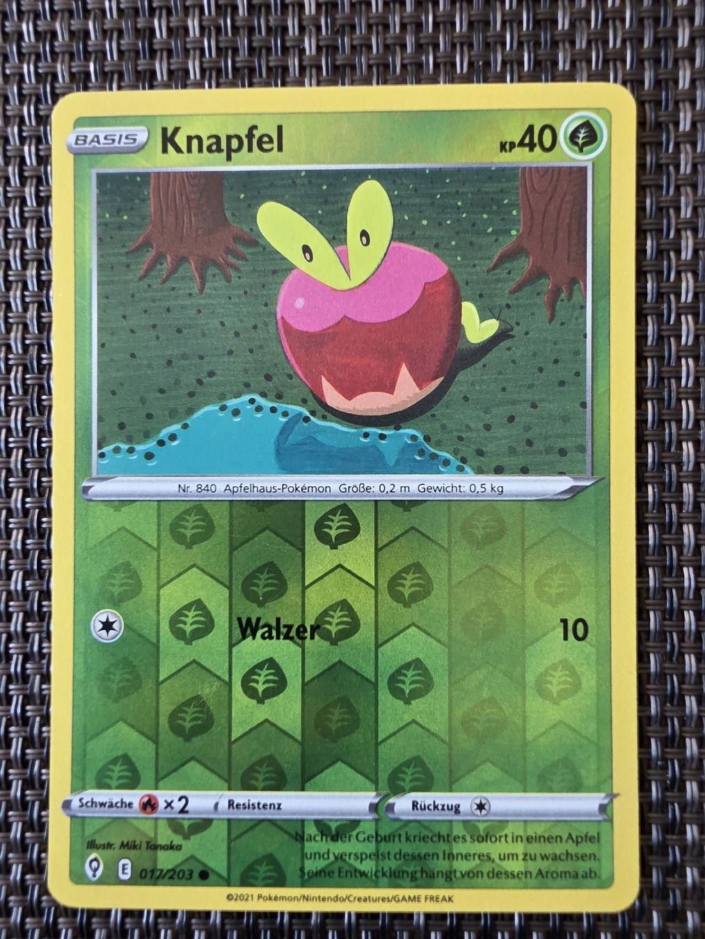 Pokémon Carte collezionabili: Knapfel Pokémon Karte  – Usato da Alberswil venduto da mario889