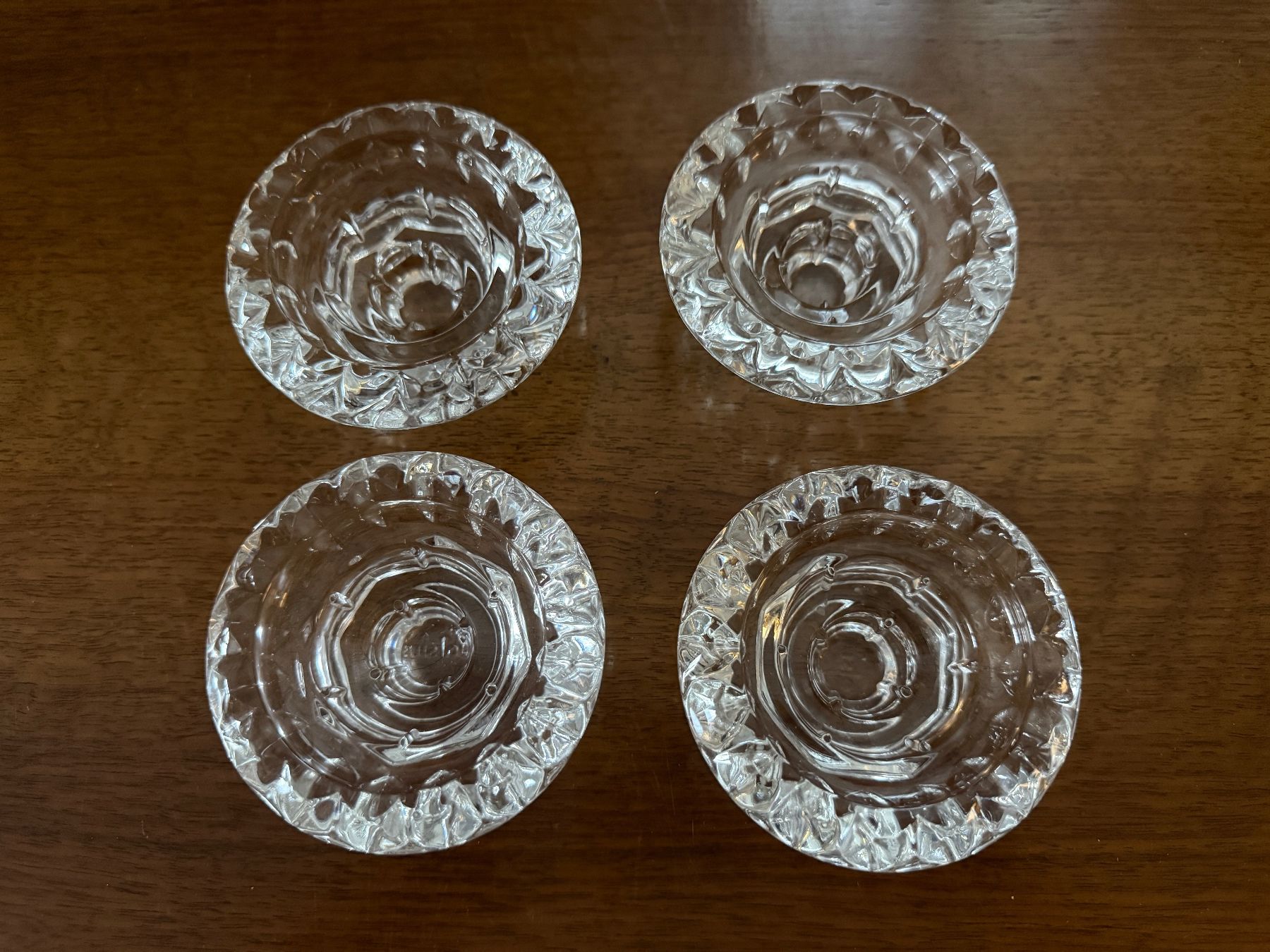 Portacandele: Teelicht-, Stabkerzenhalter, Bolsius, Glas, 4 Stk. – Usato da Erstfeld venduto da Uhu1980