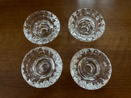 Teelicht-, Stabkerzenhalter, Bolsius, Glas, 4 Stk.