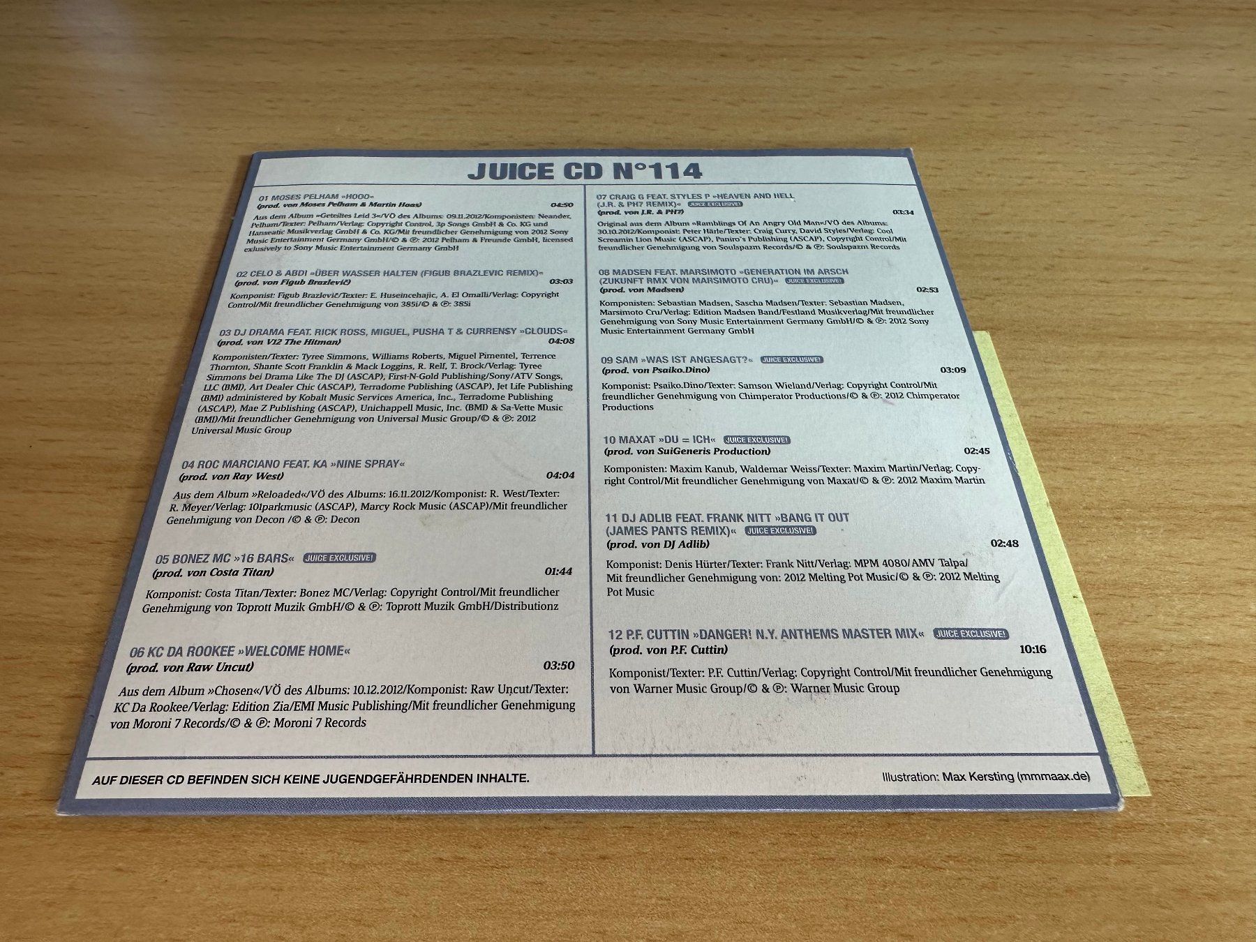 CD: Various – Juice CD No. 114 – Usato da Rikon im Tösstal venduto da Alpenmutz 1