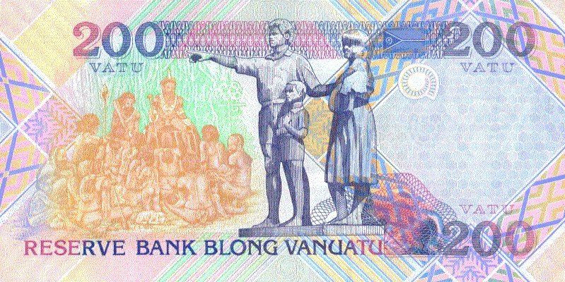 Banconote: Vanuatu 200 Vatu 1995 P-8b UNC – Nuovo (secondo la descrizione) da Schliern b. Köniz venduto da pizzitaxi 1
