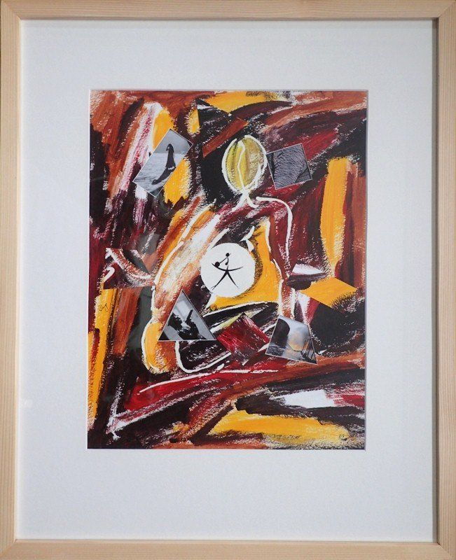 Gemälde: Collage: The wrong way – Neu (gemäss Beschreibung) aus Fribourg von erw_68dx