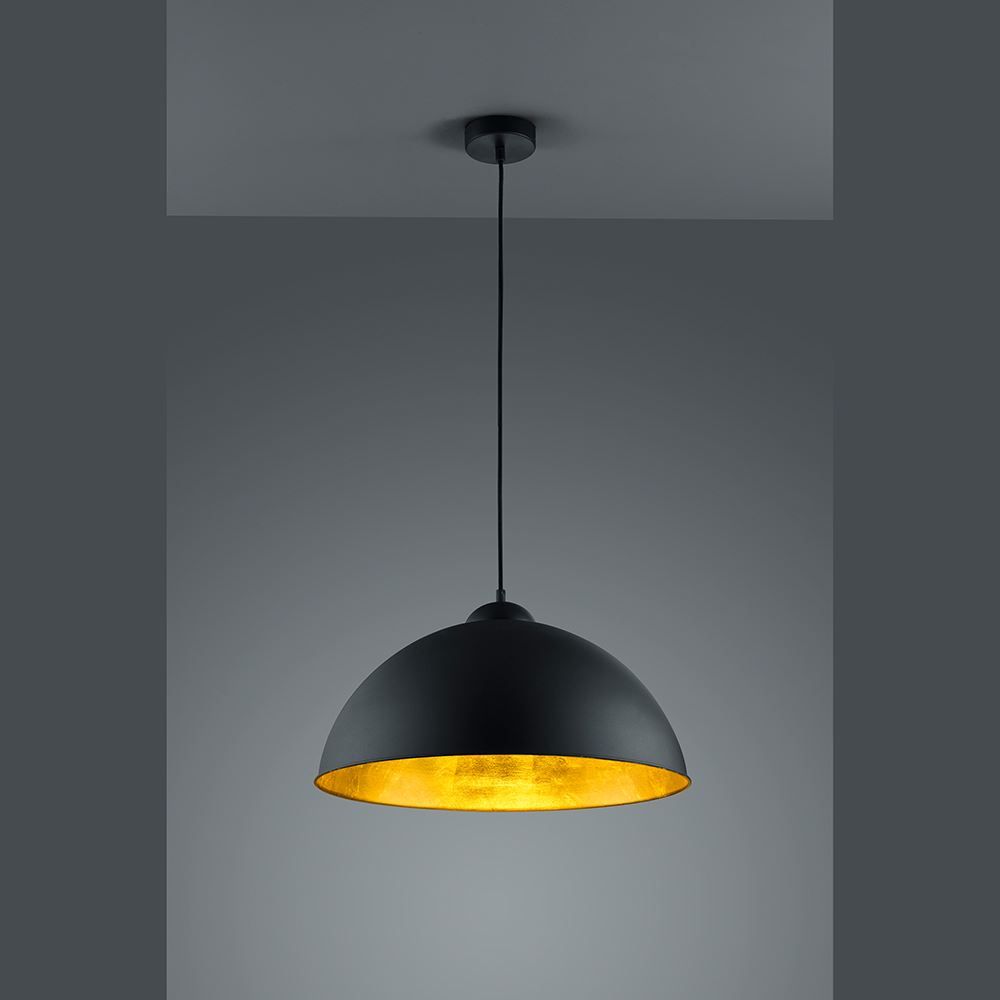 Kronleuchter & Deckenlampen: Pendelleuchte, Vintage, Schwarz, 50 cm Ø – Neu (gemäss Beschreibung) aus Kreuzlingen von Smart-Light