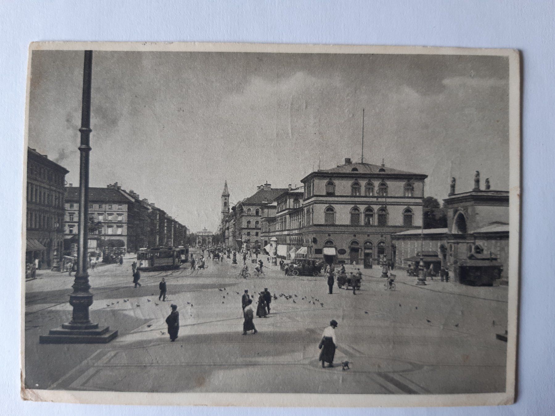 Cartes postales: Ansichtskarte München Ludwigstrasse, 1950 – D'occasion à Wattwil par yburgler