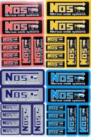 NOS Racing Tuning Sticker Auto Motorrad Roller 4 Bogen NS01