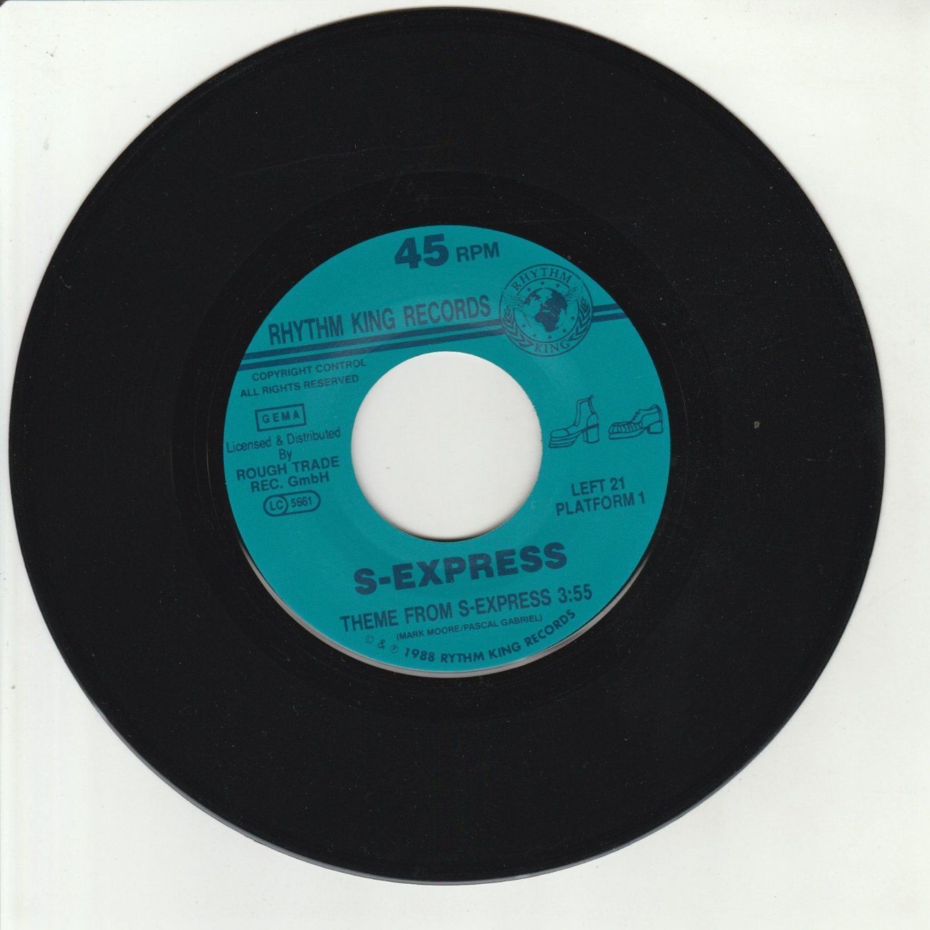 Schallplatten: S-Express - Theme from S-Express 7" Vinyl 1988 – Gebraucht aus Tübach von JamesStone 3