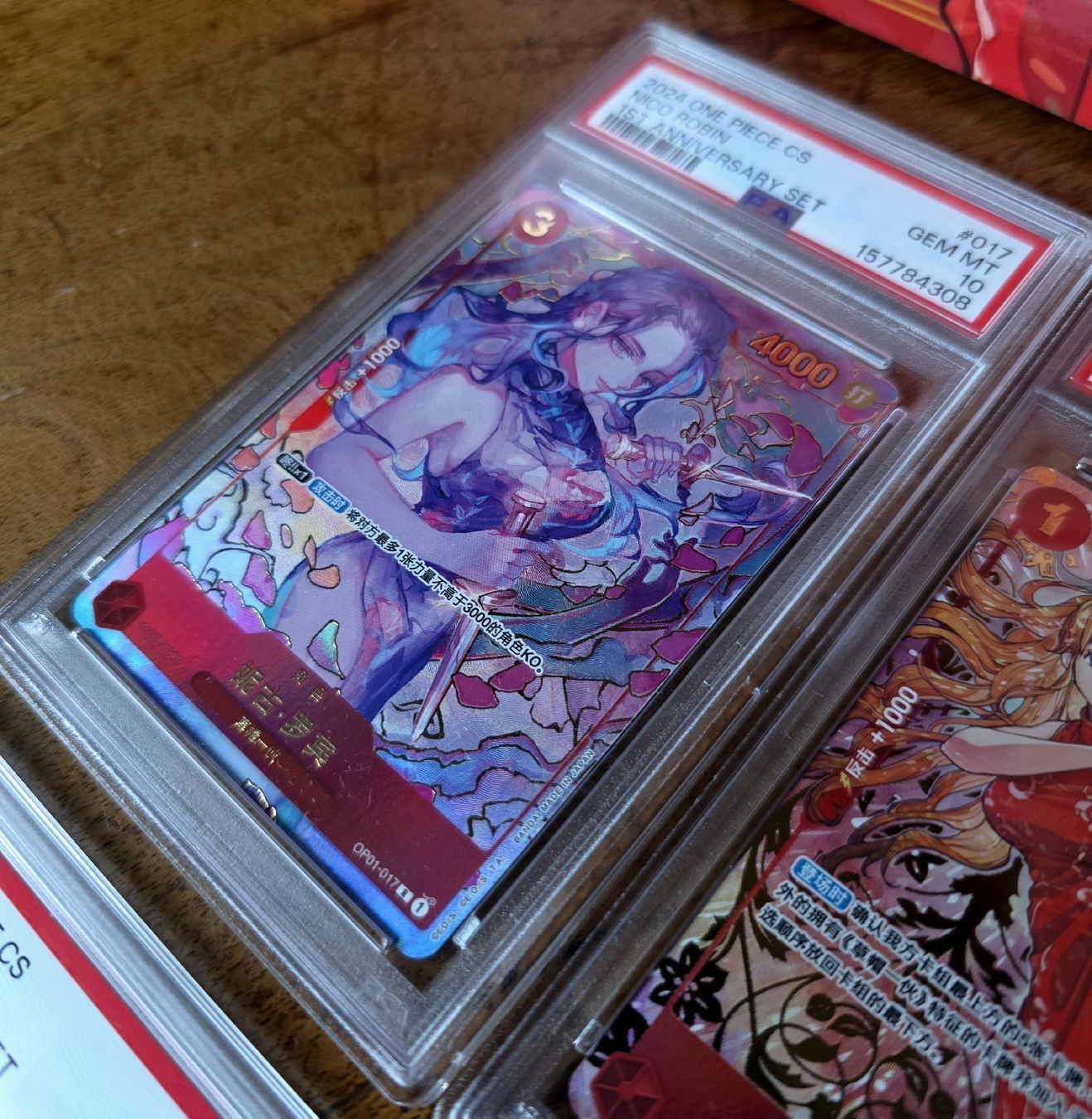 Bandai Carte collezionabili: One Piece - 1st Anniversary Nami CS PSA10 Sequential Set – Nuovo (secondo la descrizione) da Bern venduto da HotOden 3