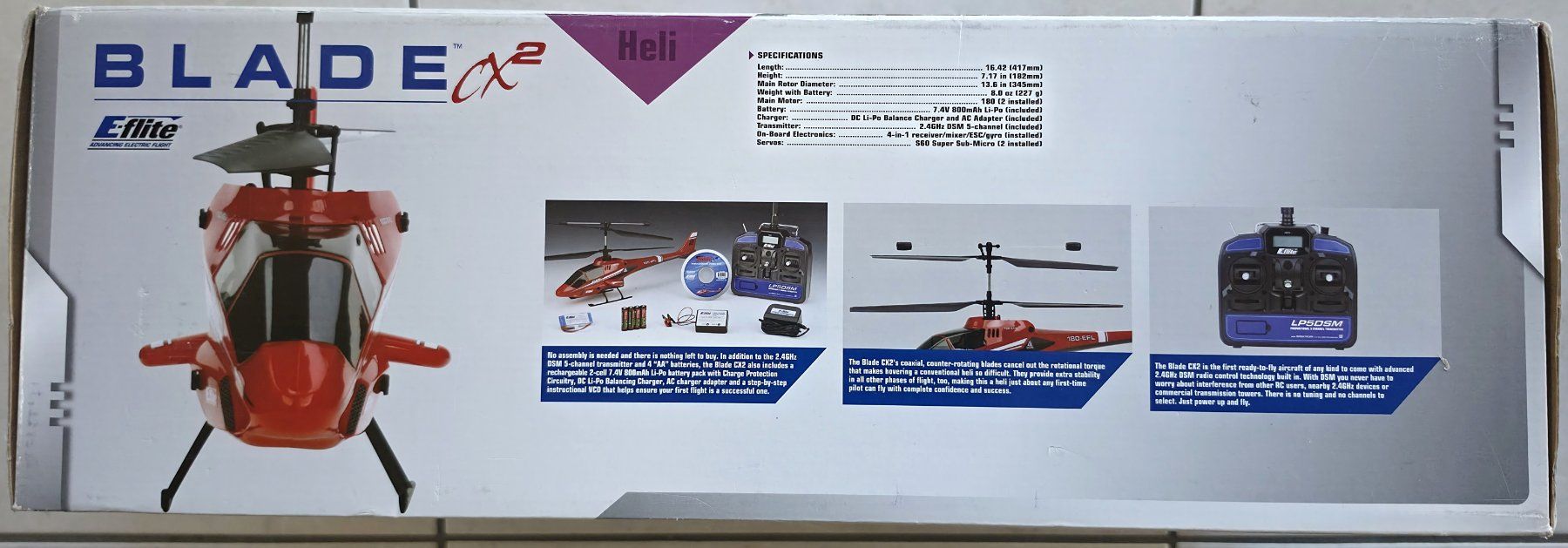 E-Flite RC Kits de montage: E-Flite Blade CX2 RTF Koaxial-Heli – Défectueux à Utzenstorf par Tradoring 3