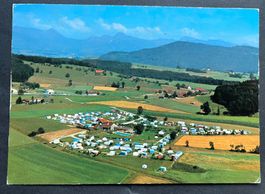 FOREL Lavaux / Camping - Piscine - Buvette, Flugaufnahme