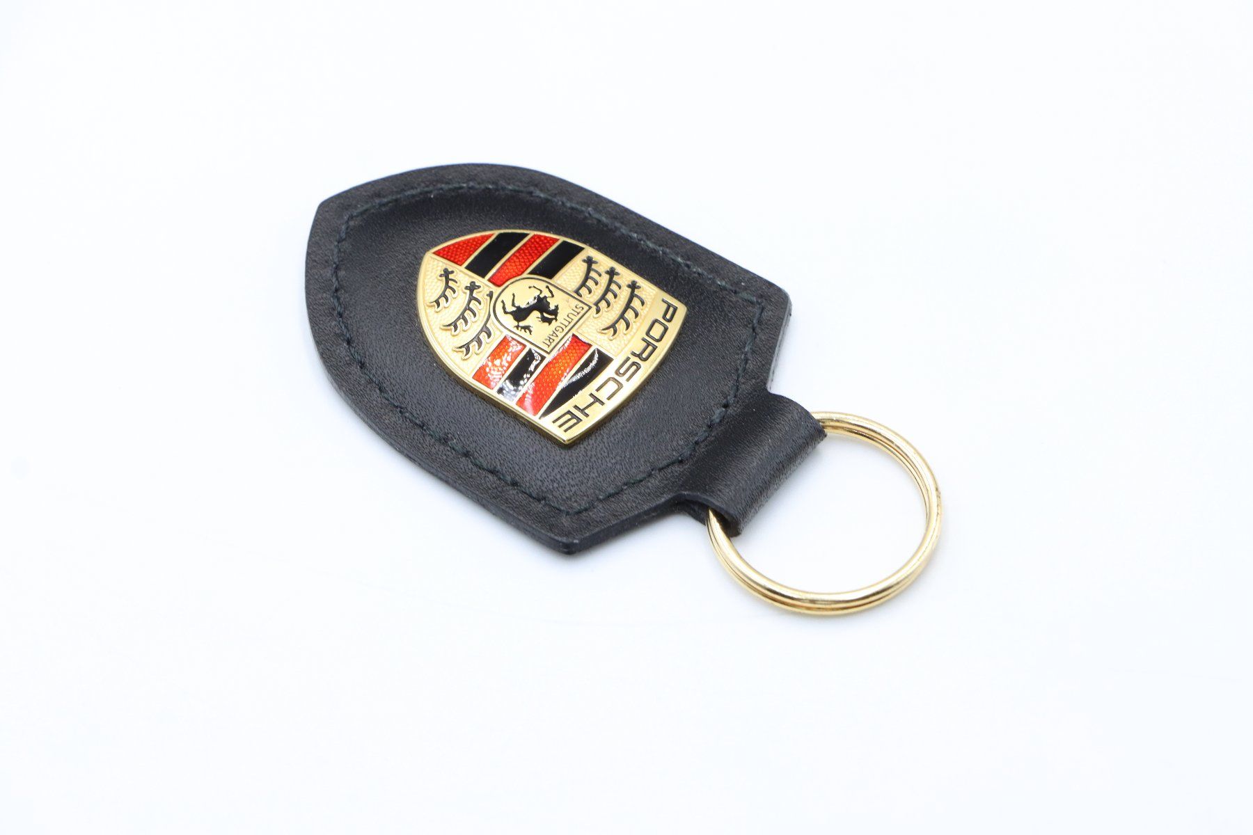 Porsche Portachiavi: Original Porsche Leder Schlüsselanhänger – Usato da Bühl b.Aarberg venduto da Collectorpassions 2
