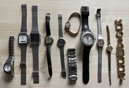 Konvolut Armbanduhren, 11 Stück