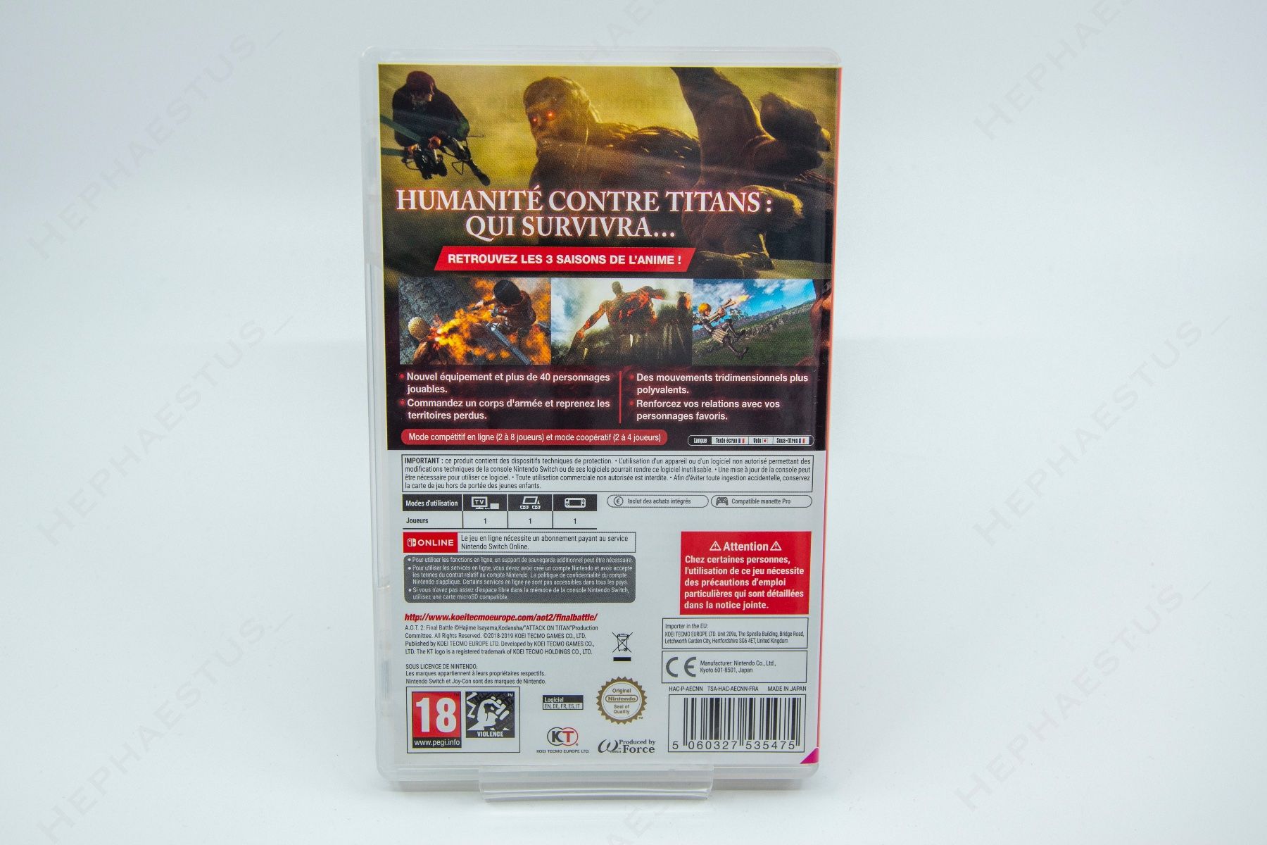 Nintendo Spiele: Attack on Titan 2: Final Battle NSW – Gebraucht aus Effretikon von Hephaestus_ 1