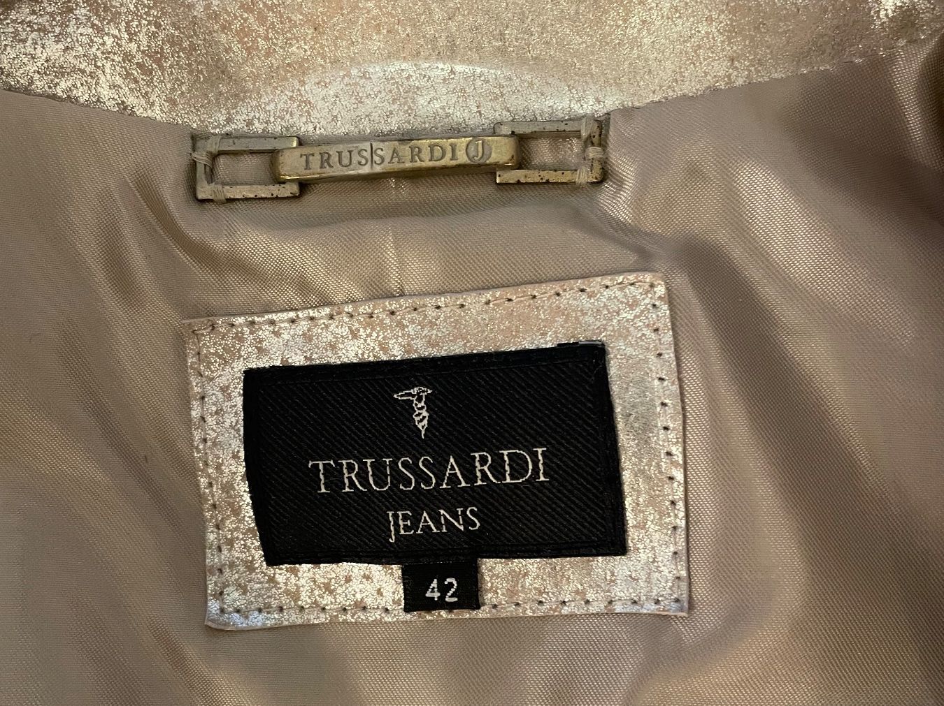 Trussardi Giacche: TRUSSARDI JEANS vintage Leather Jacket – Nuovo (secondo la descrizione) da Corcelles NE venduto da gingerbrain 4
