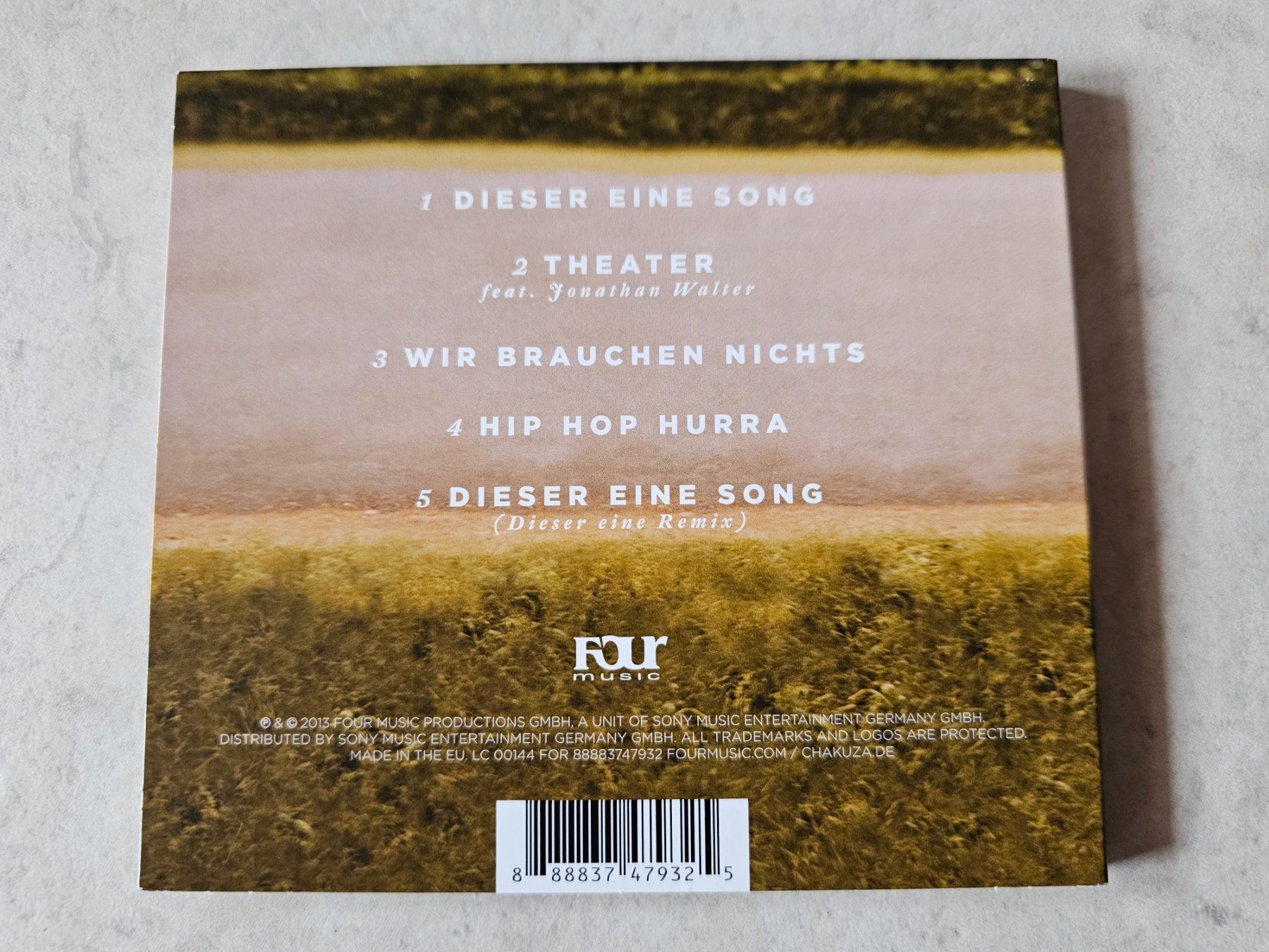 CD: Chakuza  -  Dieser eine Song – Usato da Schneisingen venduto da backstore24 1