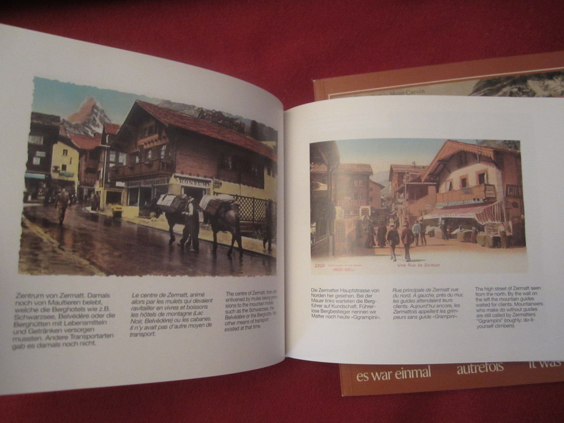 Livres: 2x Zermatt Bücher, alte Ansichtskarten, Walliser Alpen – D'occasion à Volketswil par nemo2000 5