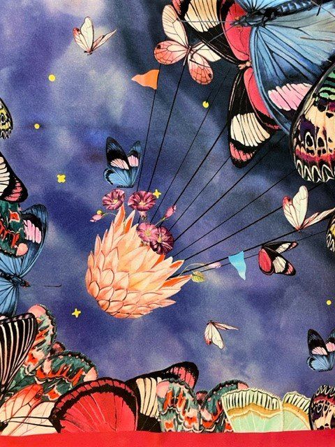 Fabric Frontline Foulard & Sciarpe: Seidenfoulard Fabric Frontline – Nuovo (secondo la descrizione) da Zürich venduto da Poppy108 1