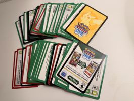 POKÉMON Code Karten 100 Stück
