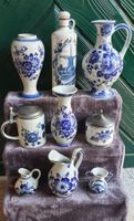 9x Delft blue Keramik aus Holland, handbemalt