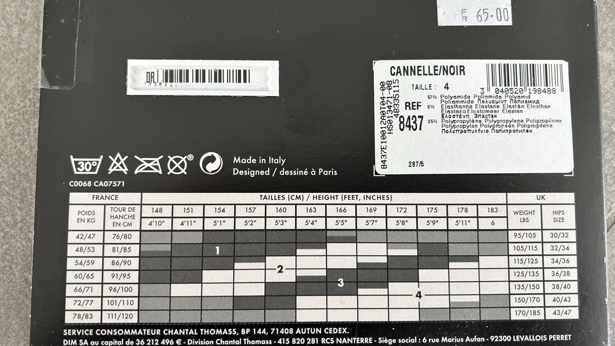 Calze & Collant: CHANTAL THOMAS STRUMPFHOSE SPEZIELL – Nuovo e nell'imballaggio originale da Nidfurn venduto da cejeisda 6