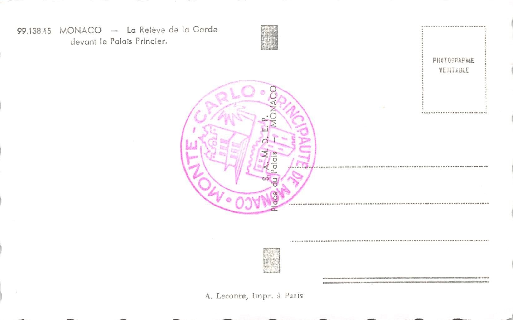 Ansichtskarten: 3x Monaco, La Cote d'Azur – Gebraucht aus Ottikon b.Kemptth. von Neptun1974 1