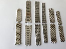VERSCHIEDENE TEILE VON ARMBÄNDERN STAHL - PARTS BRACELETS