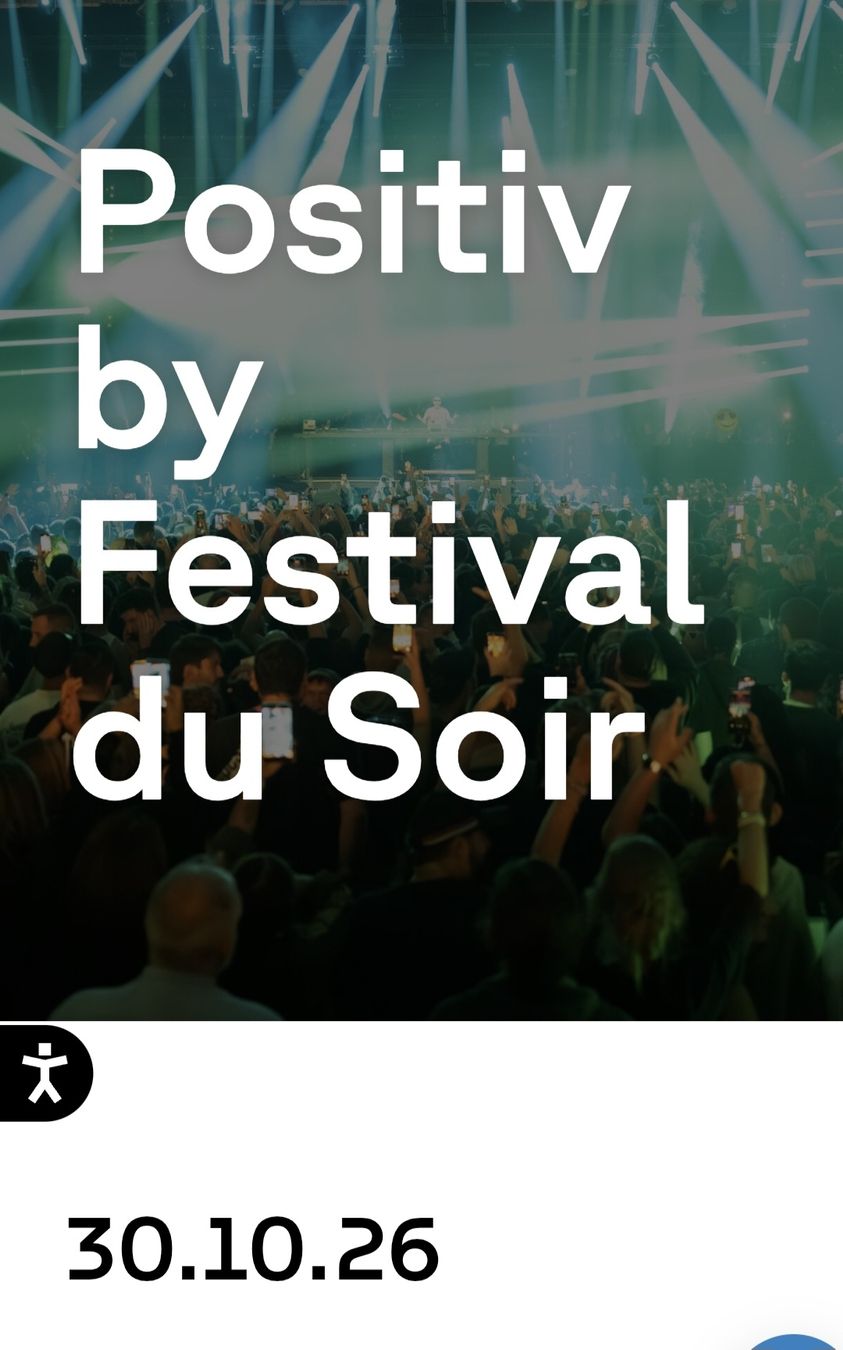 2 Billets numérique pour le festival Positiv du Soir 30.10 (Neu und ...