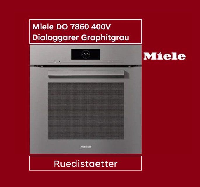 Miele Forni: Miele DO 7860 400V Dialoggarer Graphitgrau – Nuovo e nell'imballaggio originale da rudolfstetten venduto da Ruedistaetter