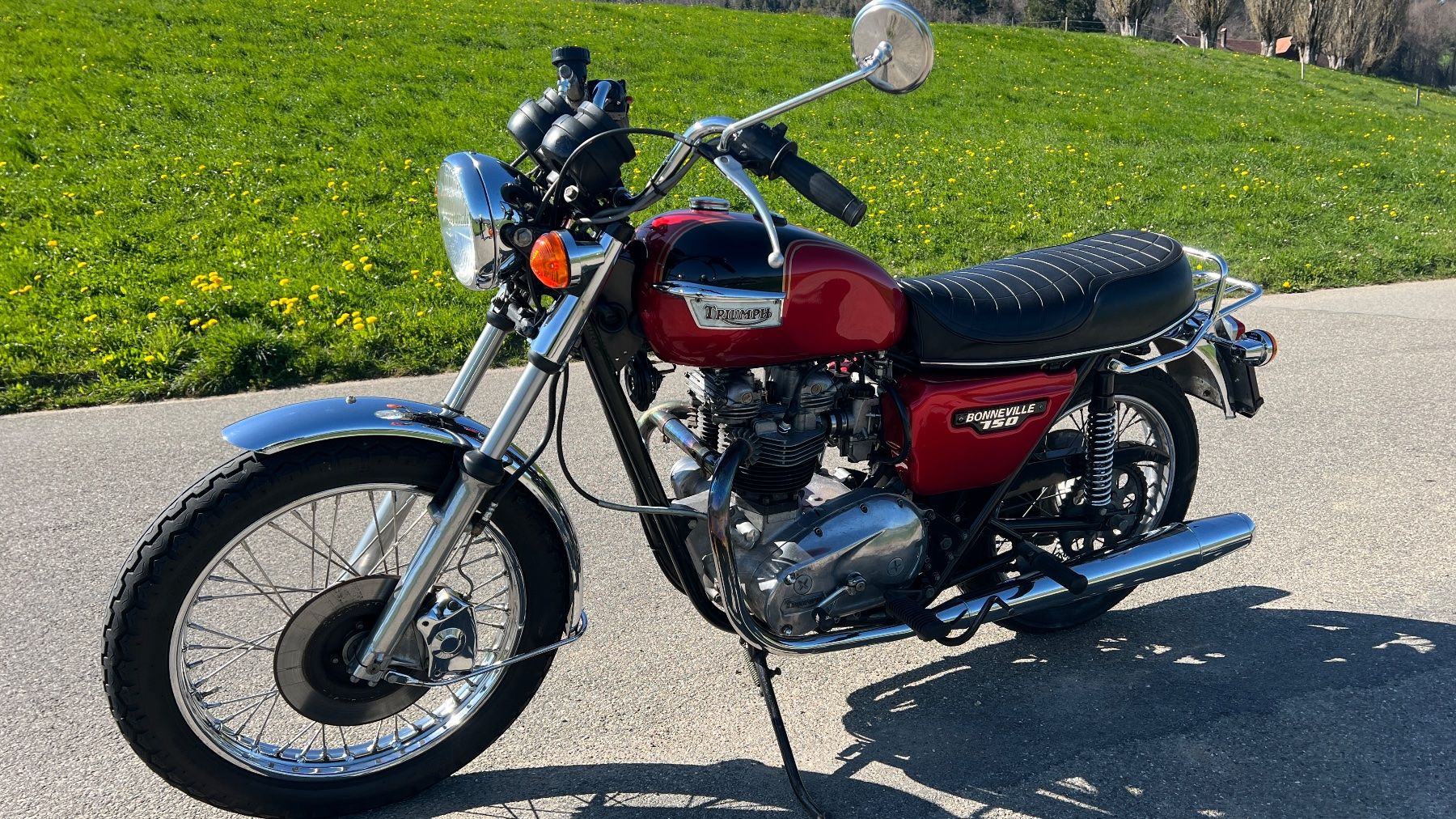 Triumph Strasse: Triumph Bonneville T140E 1979 – Gebraucht aus Laupen BE von Rd250 3